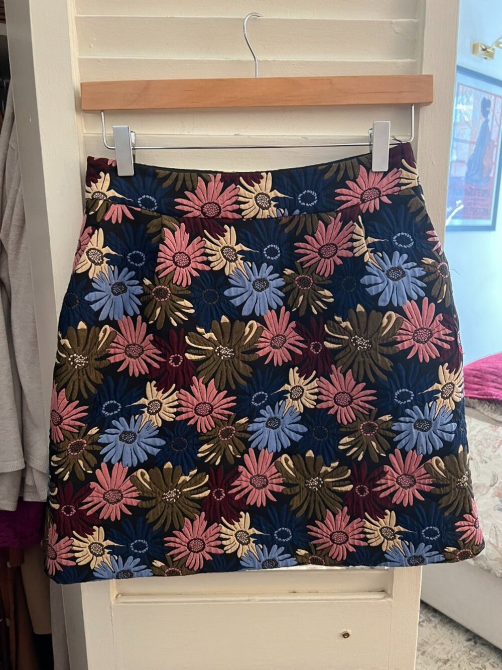 Fun Retro Floral Skirt